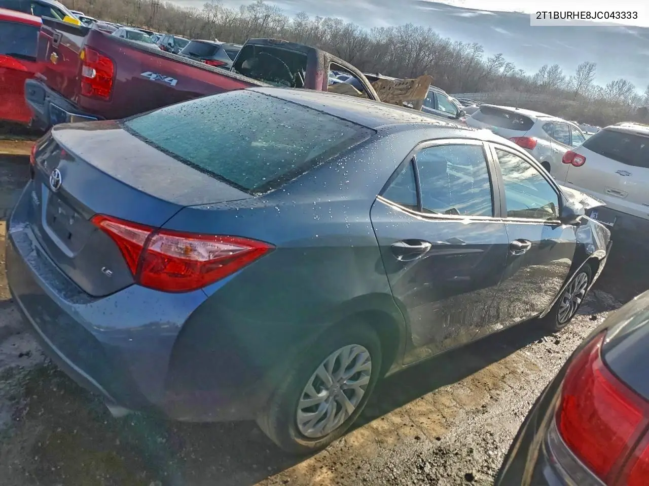 2T1BURHE8JC043333 2018 Toyota Corolla L
