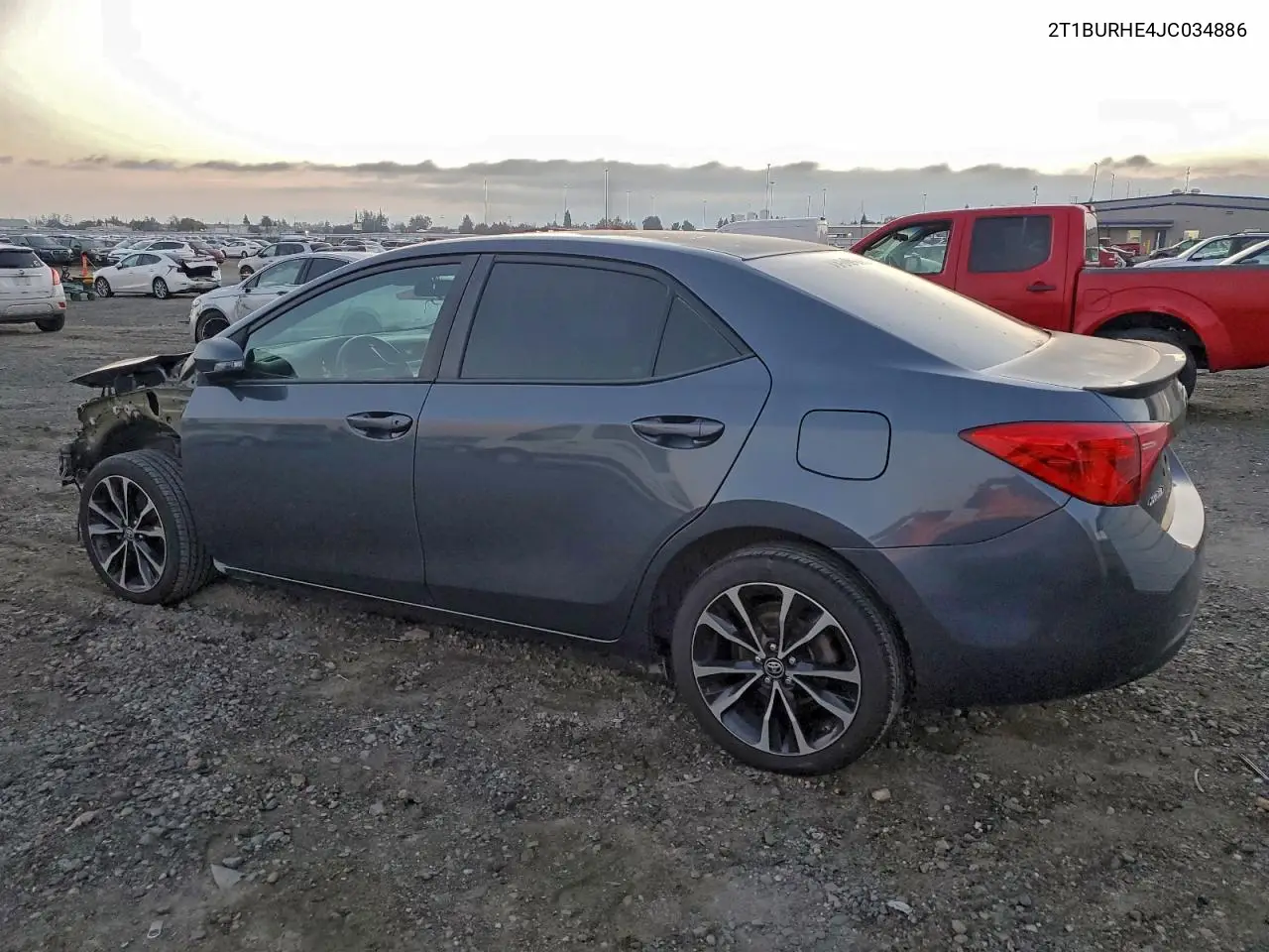 2T1BURHE4JC034886 2018 Toyota Corolla L