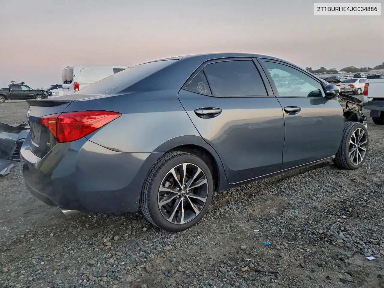 2T1BURHE4JC034886 2018 Toyota Corolla L