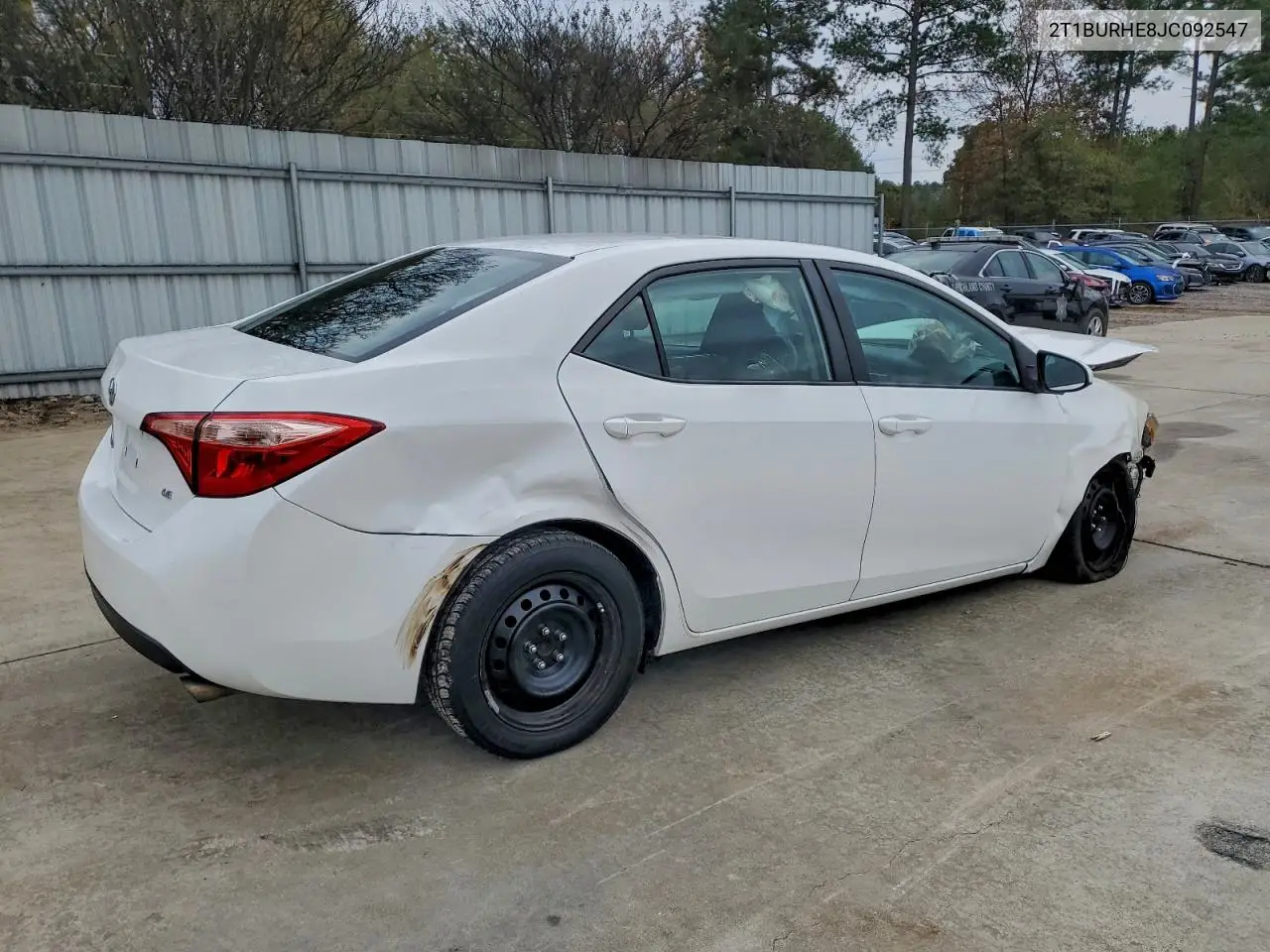 2T1BURHE8JC092547 2018 Toyota Corolla L