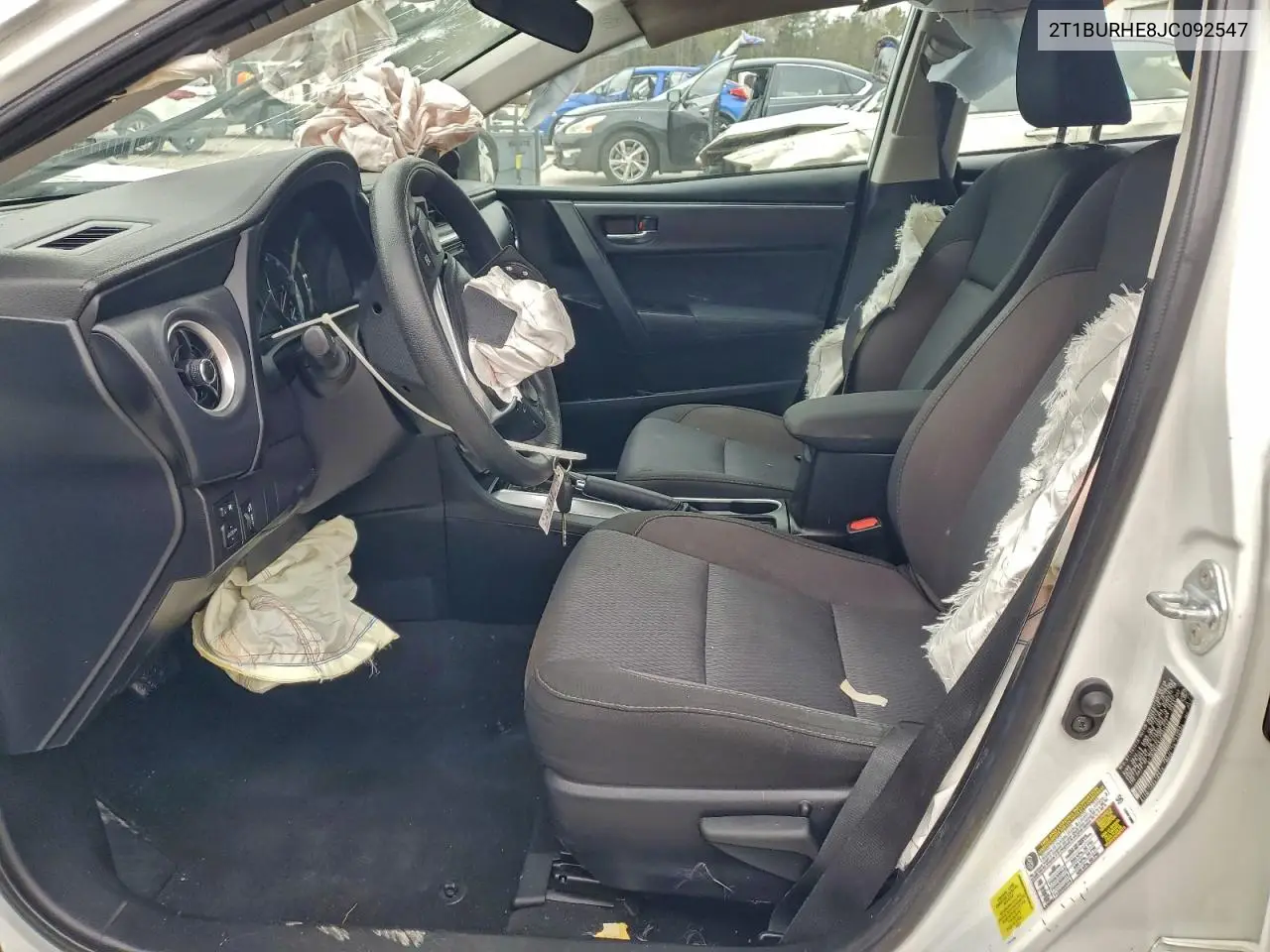 2T1BURHE8JC092547 2018 Toyota Corolla L