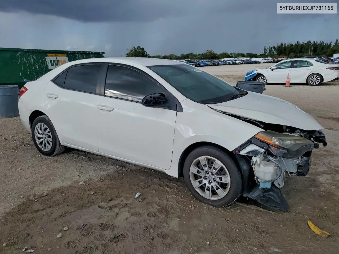 5YFBURHEXJP781165 2018 Toyota Corolla L