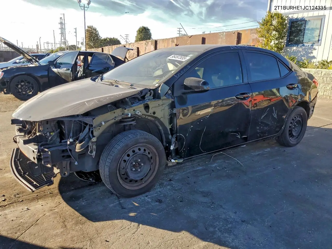 2T1BURHE1JC124335 2018 Toyota Corolla L