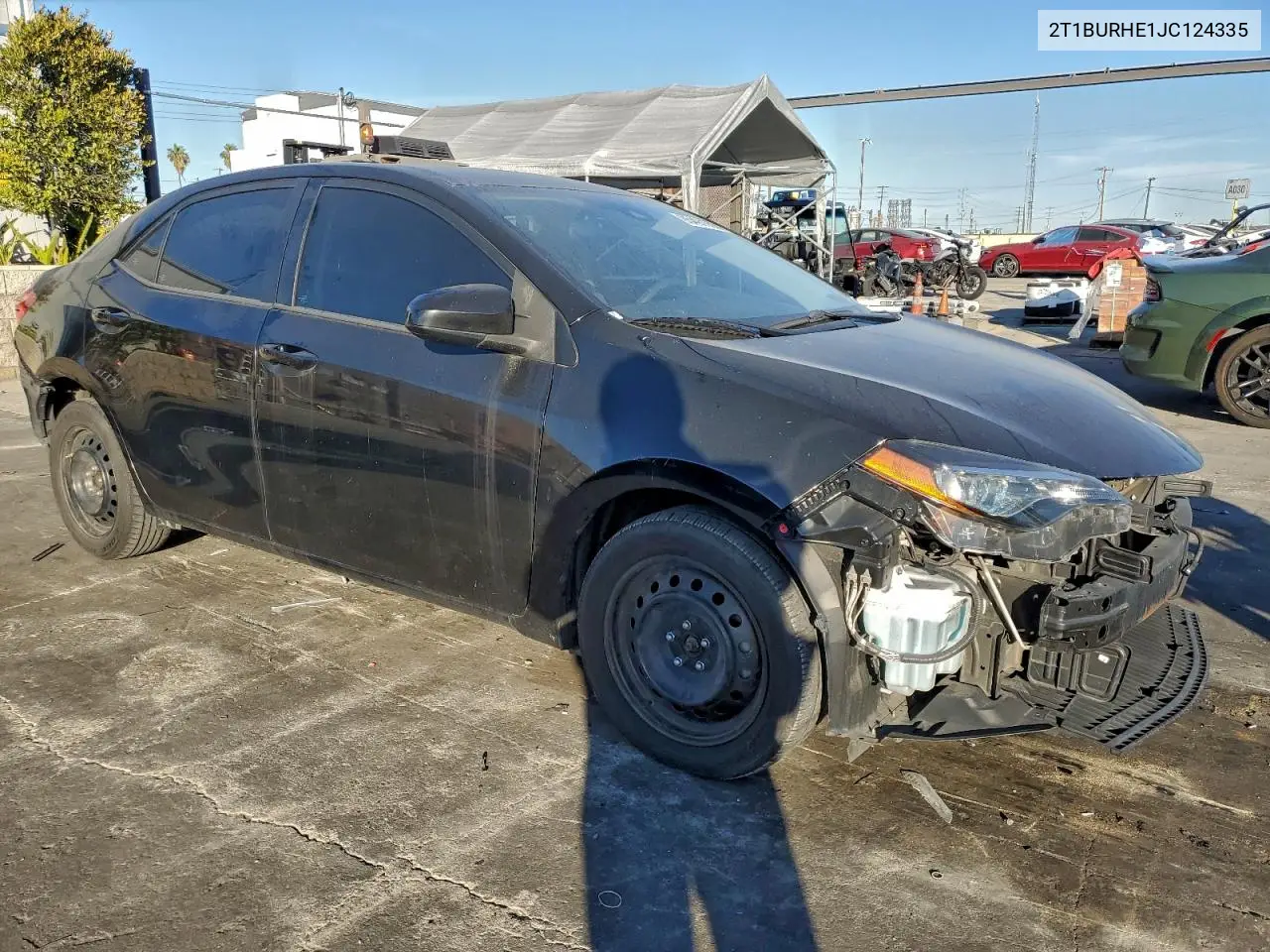 2T1BURHE1JC124335 2018 Toyota Corolla L
