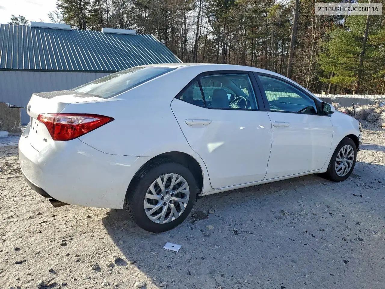 2T1BURHE9JC080116 2018 Toyota Corolla L