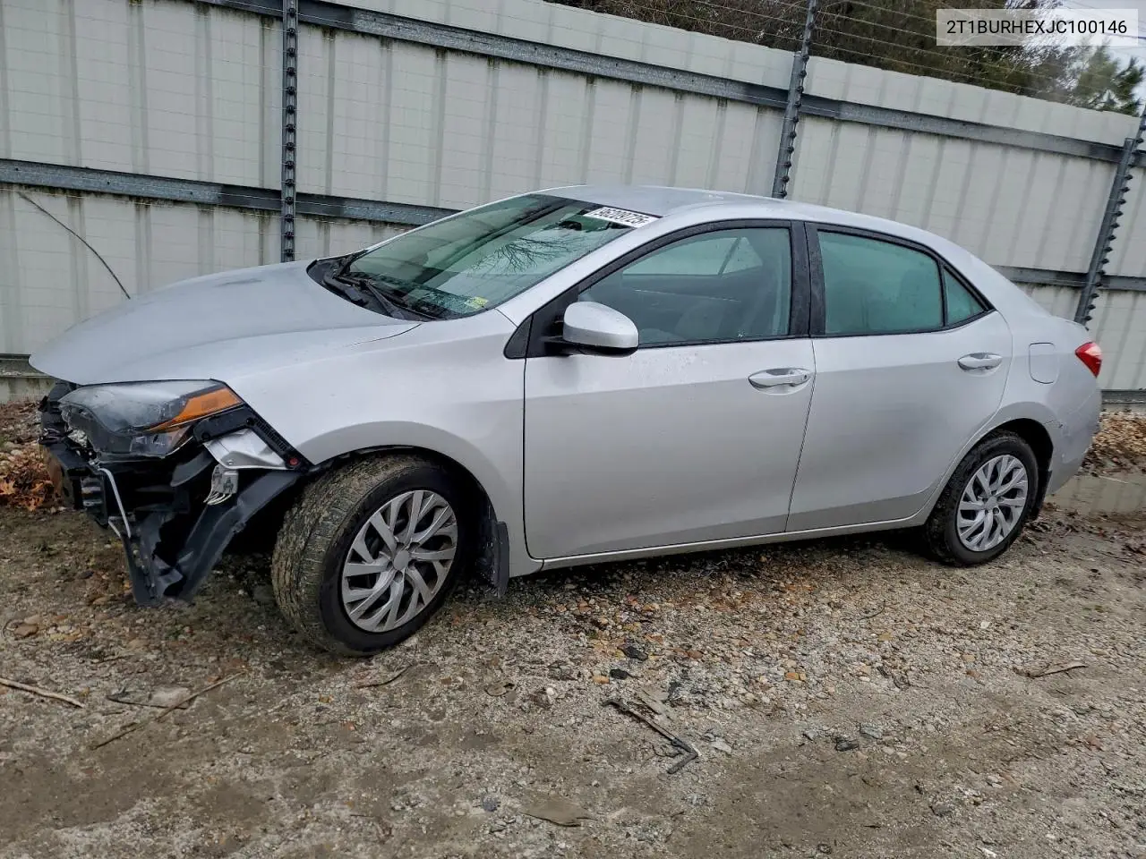 2T1BURHEXJC100146 2018 Toyota Corolla L