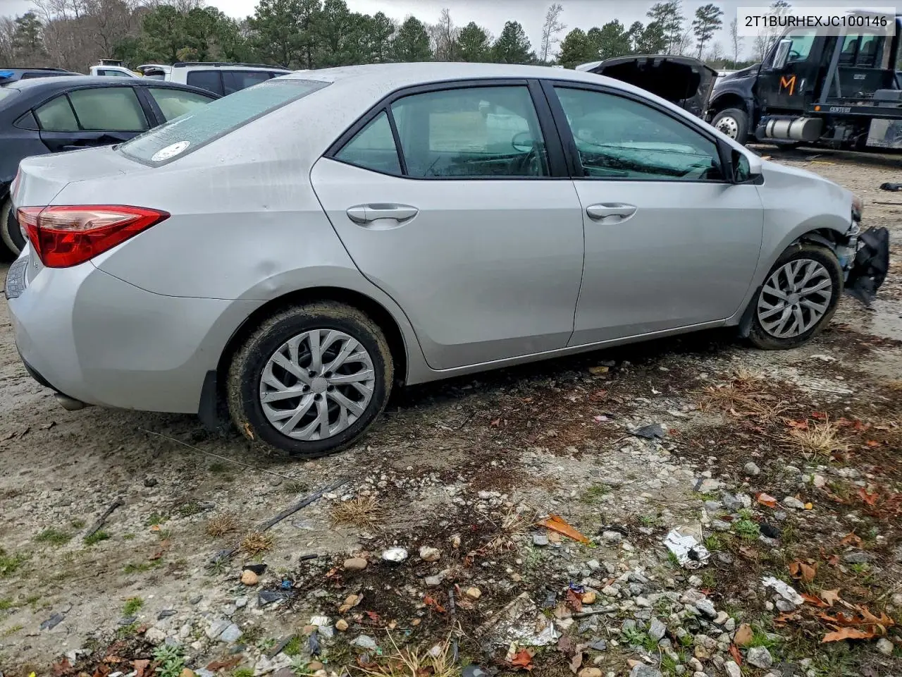 2T1BURHEXJC100146 2018 Toyota Corolla L