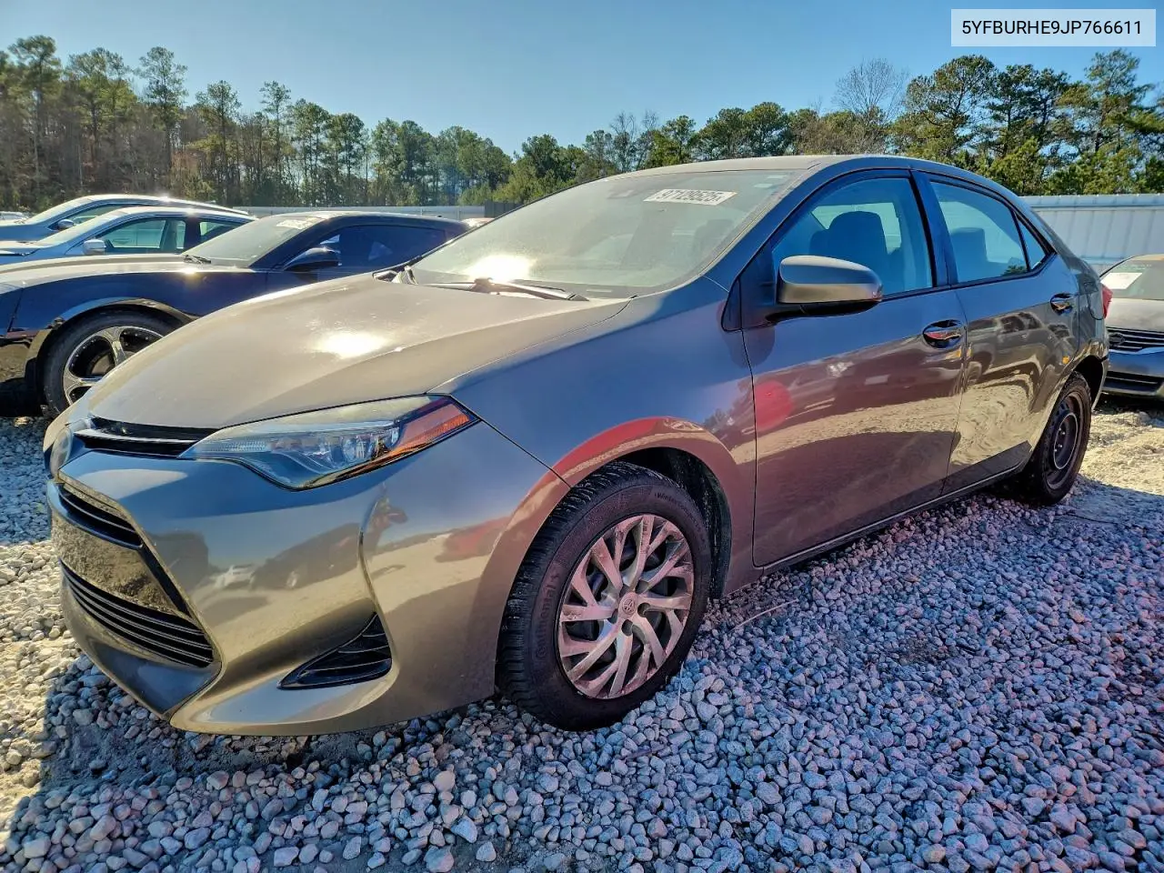 5YFBURHE9JP766611 2018 Toyota Corolla L