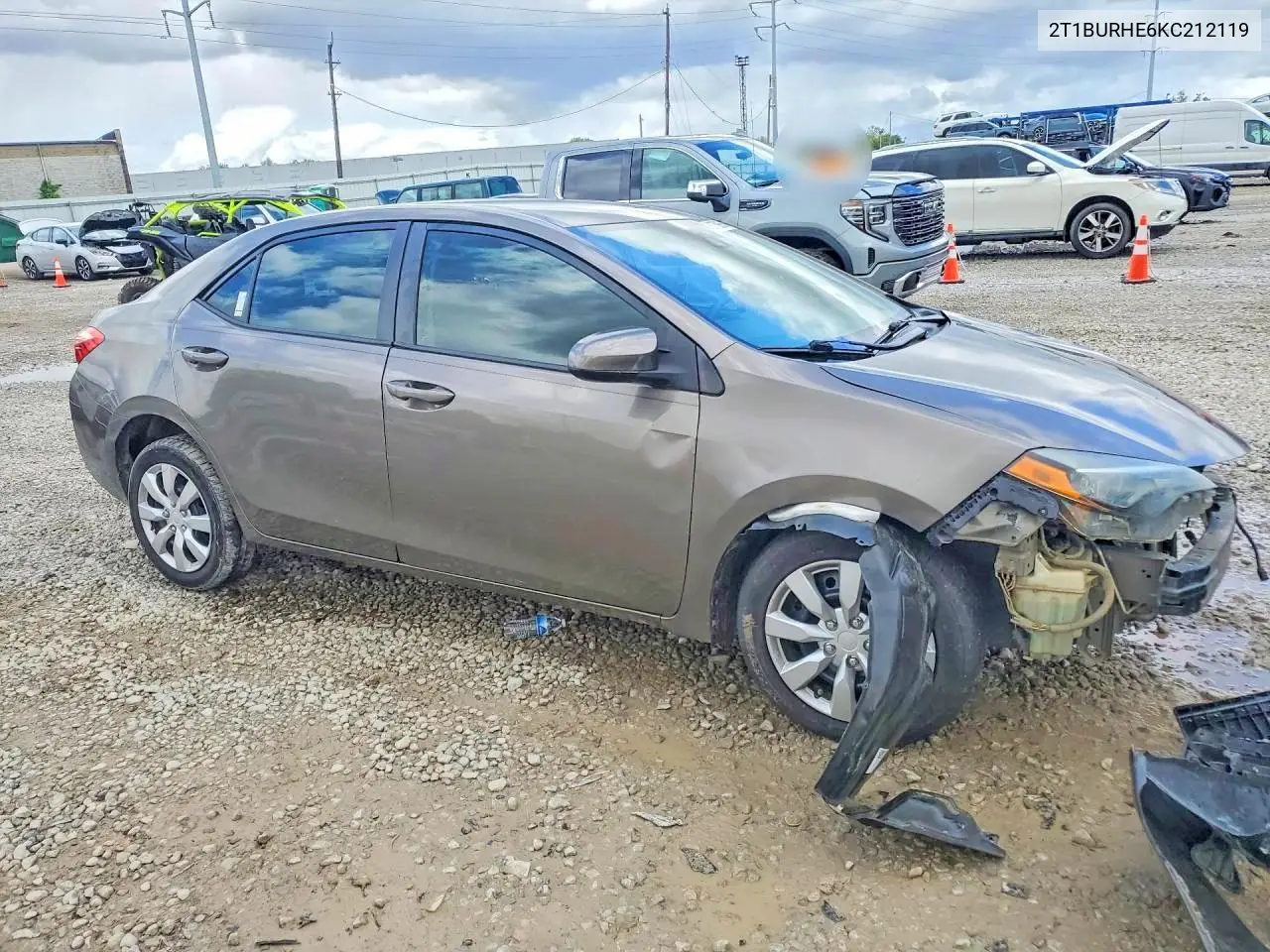 2T1BURHE6KC212119 2019 Toyota Corolla Le
