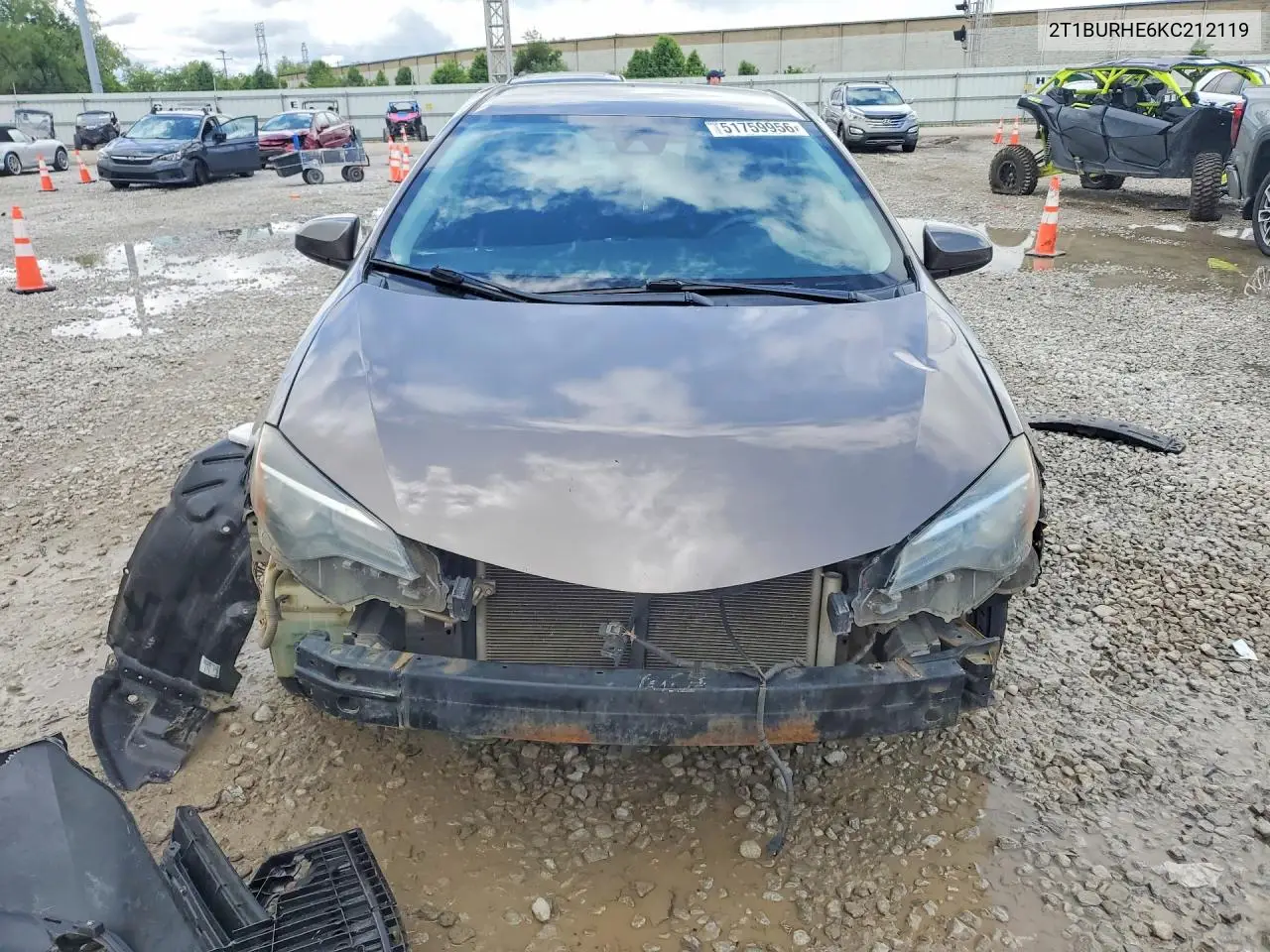 2T1BURHE6KC212119 2019 Toyota Corolla Le