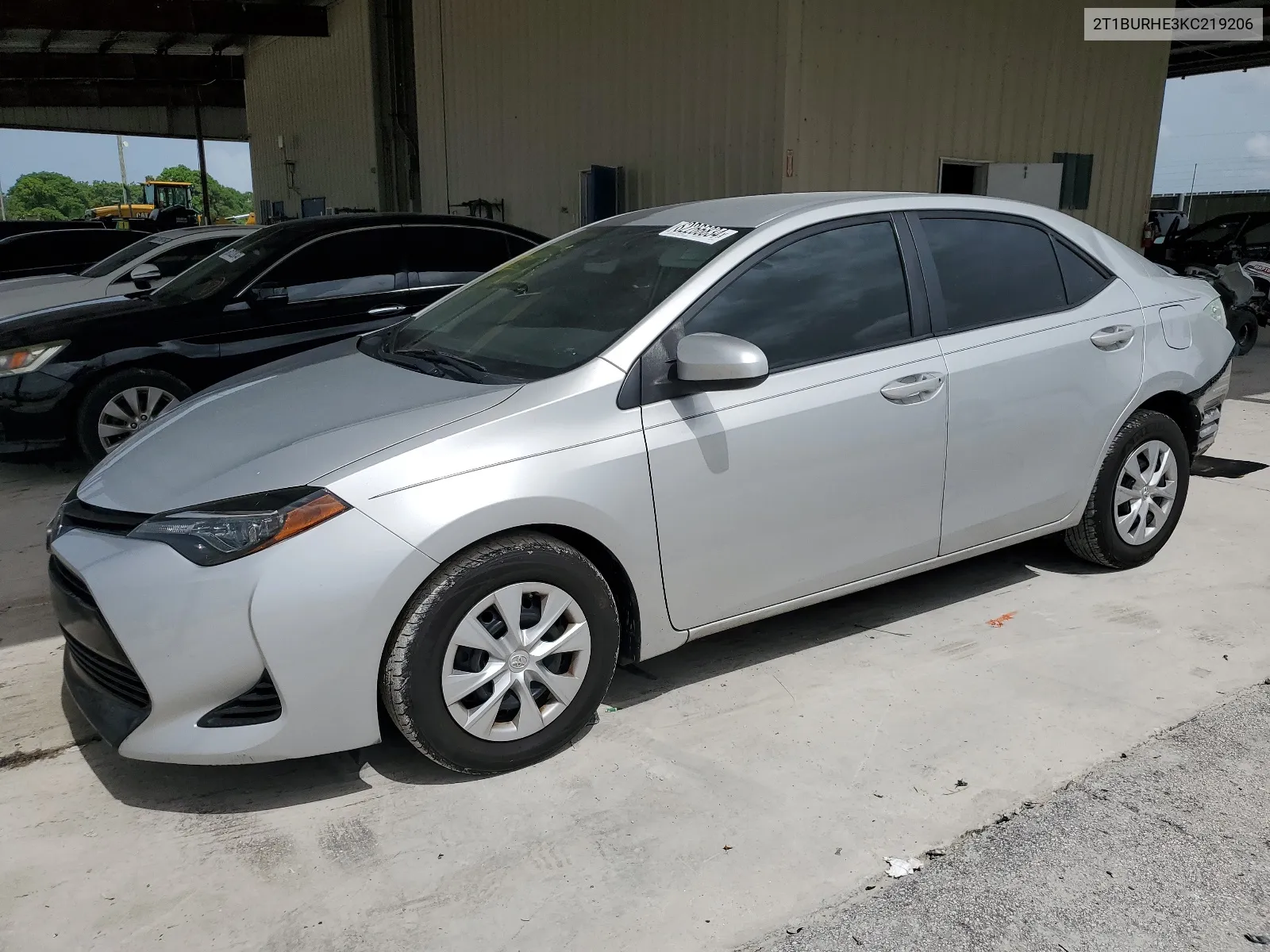 2019 Toyota Corolla L VIN: 2T1BURHE3KC219206 Lot: 62266834