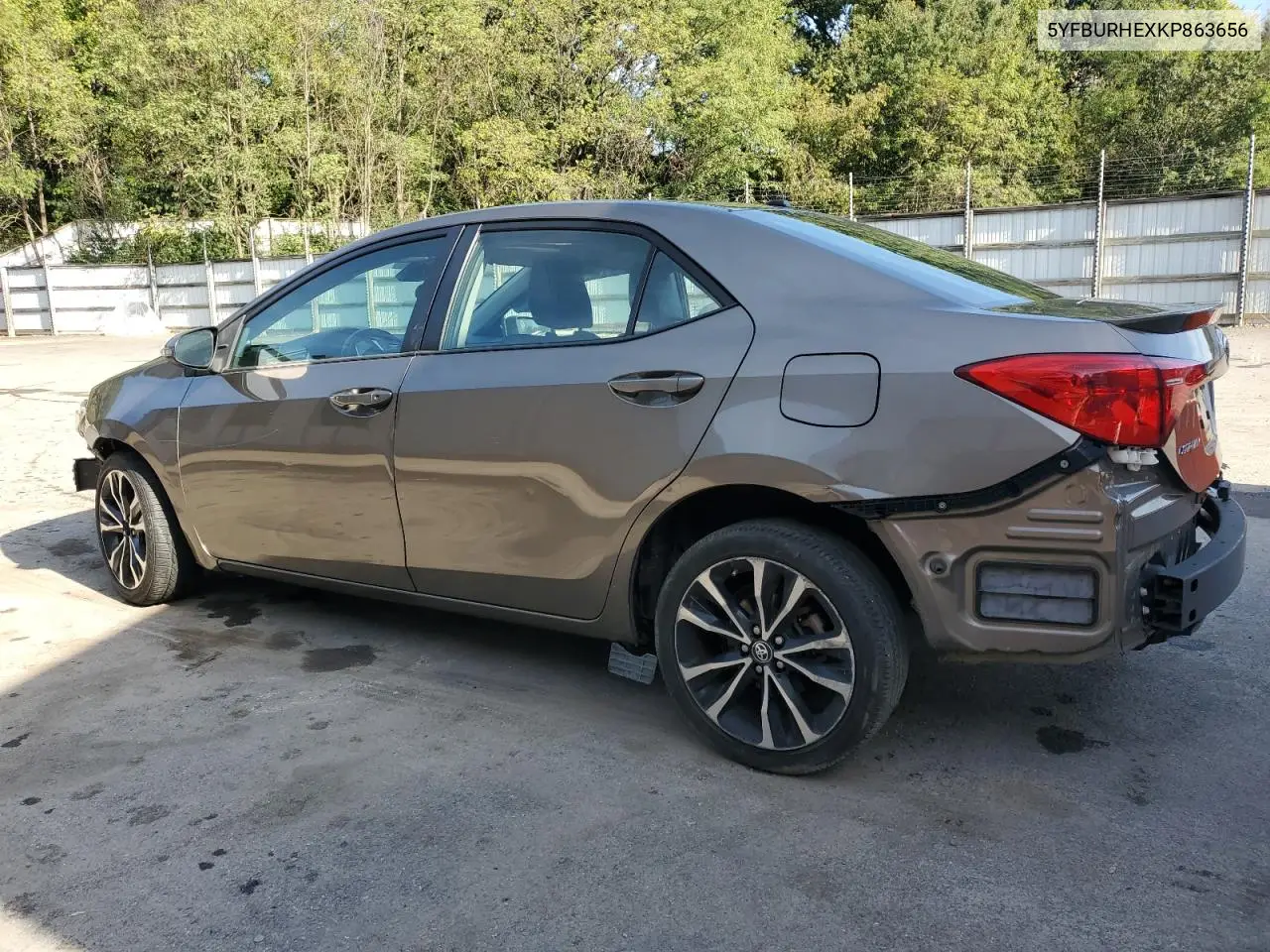 5YFBURHEXKP863656 2019 Toyota Corolla L