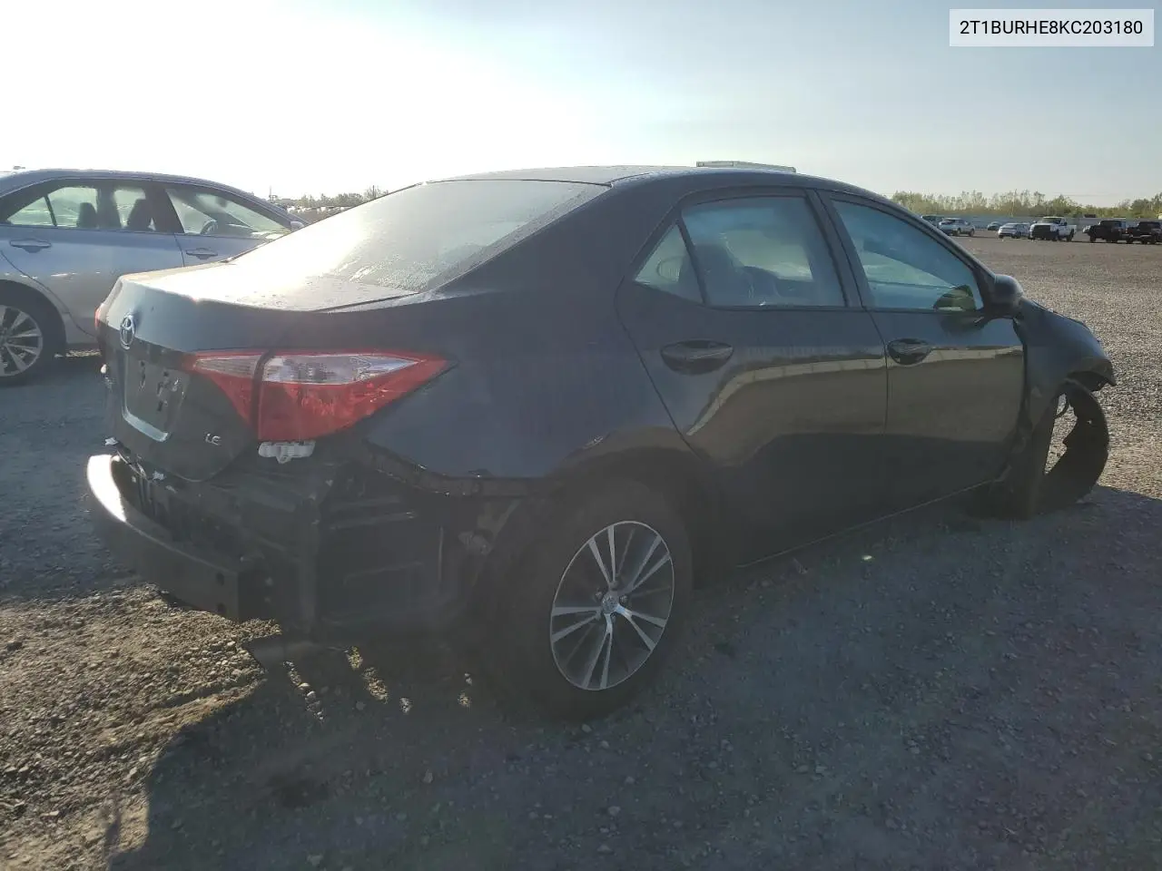 2T1BURHE8KC203180 2019 Toyota Corolla L