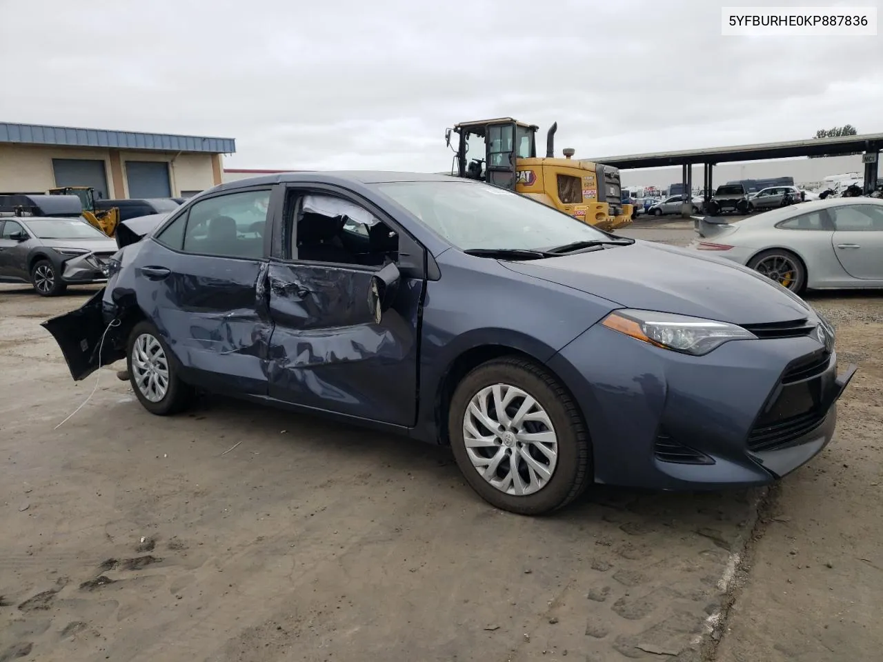 2019 Toyota Corolla L VIN: 5YFBURHE0KP887836 Lot: 72068004