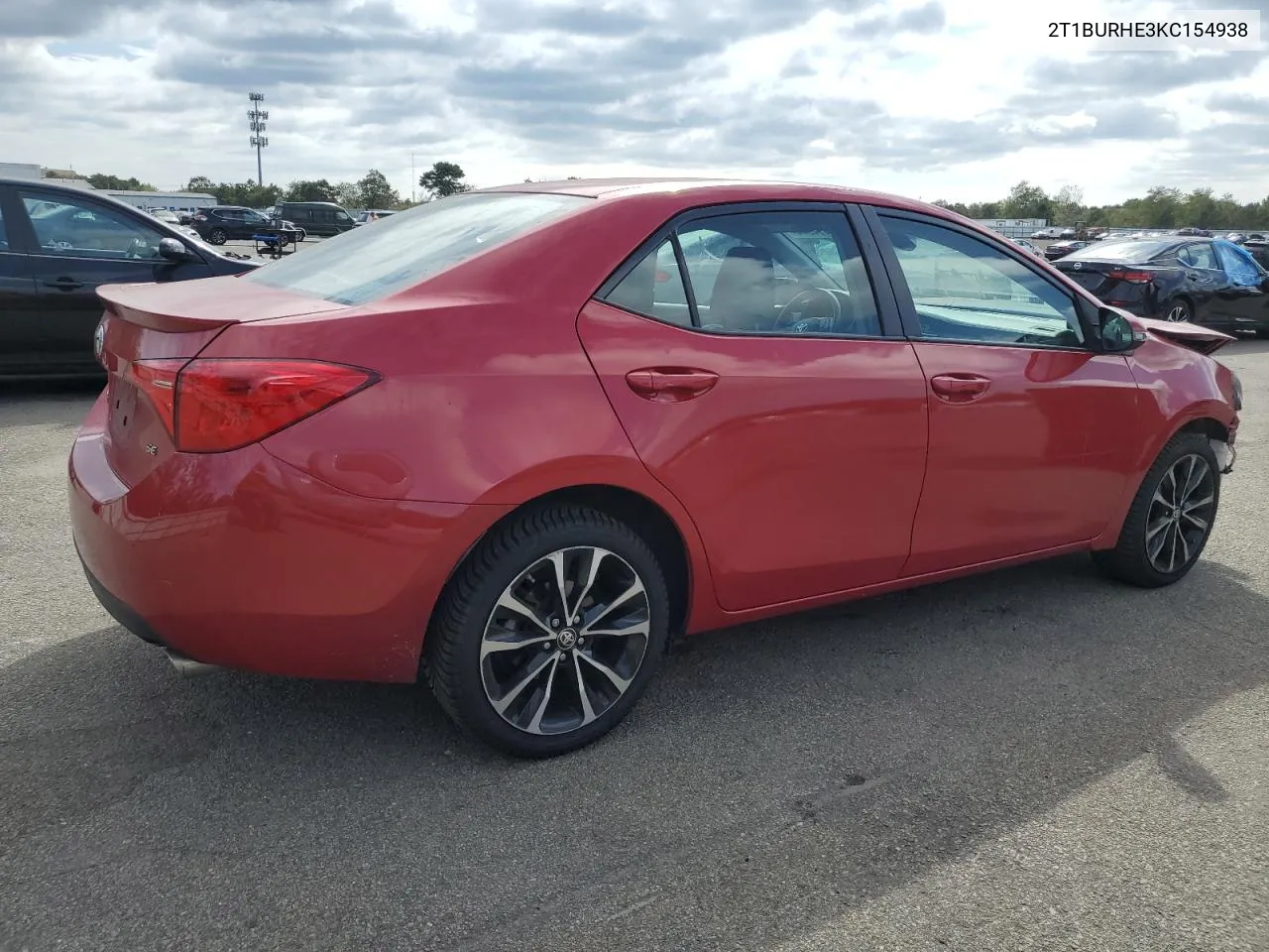 2019 Toyota Corolla L VIN: 2T1BURHE3KC154938 Lot: 72414544