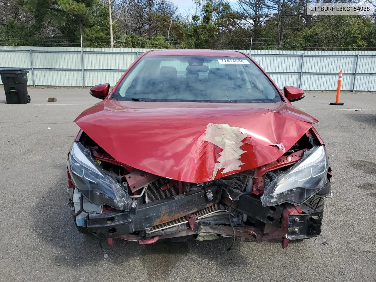 2T1BURHE3KC154938 2019 Toyota Corolla L