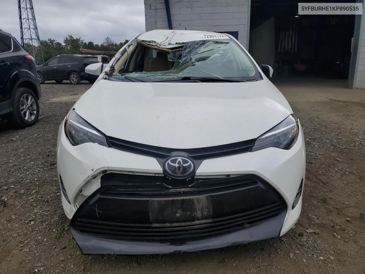 2019 Toyota Corolla L VIN: 5YFBURHE1KP890535 Lot: 72969124