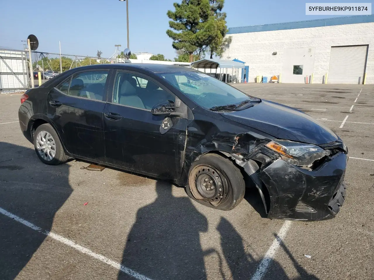 5YFBURHE9KP911874 2019 Toyota Corolla L