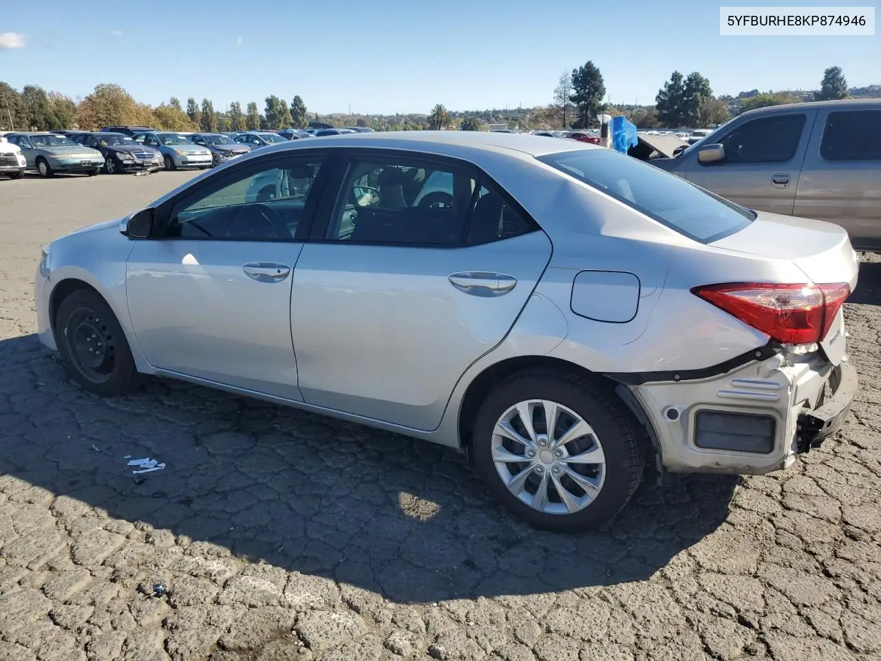 5YFBURHE8KP874946 2019 Toyota Corolla L