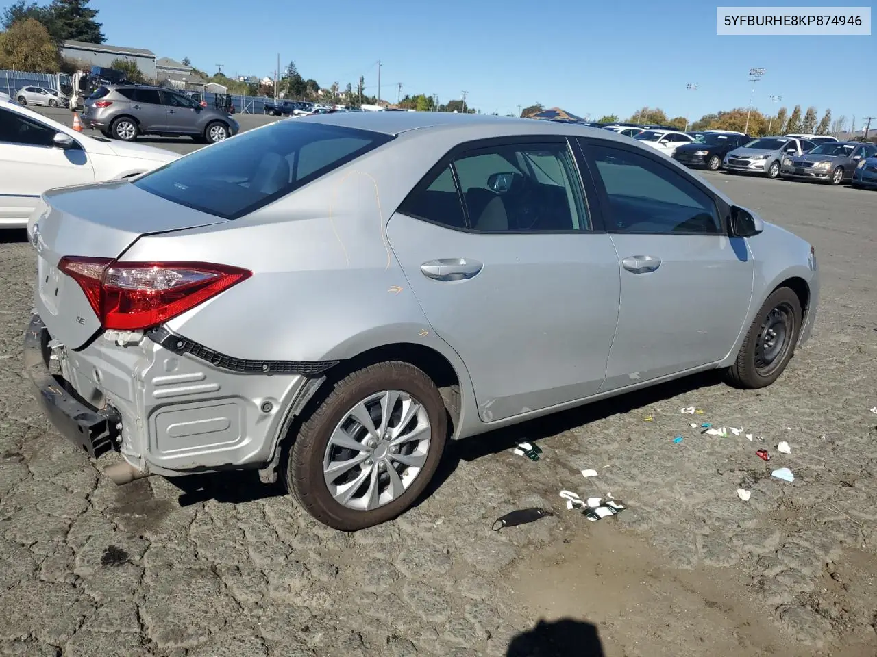 5YFBURHE8KP874946 2019 Toyota Corolla L