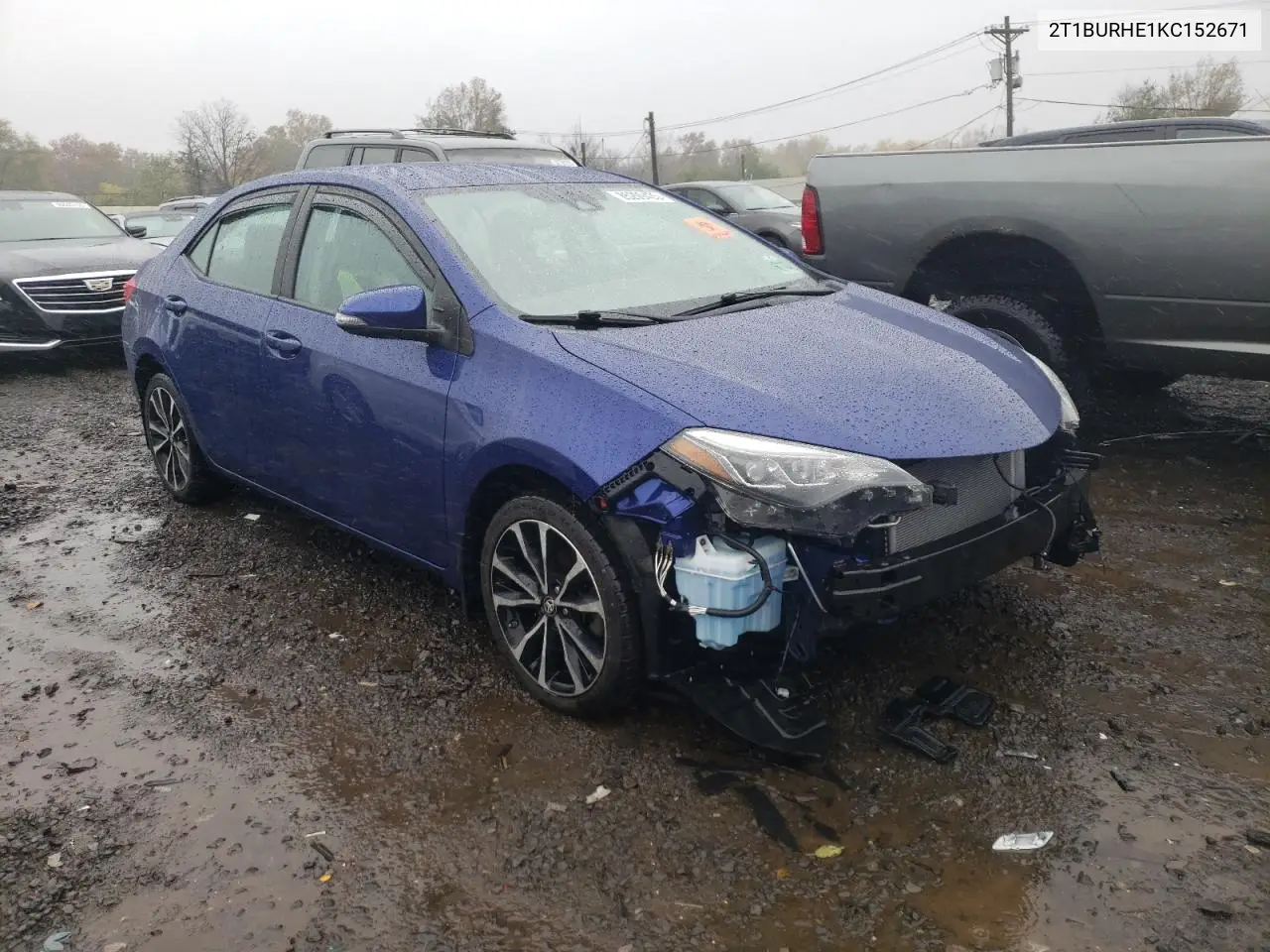 2T1BURHE1KC152671 2019 Toyota Corolla L