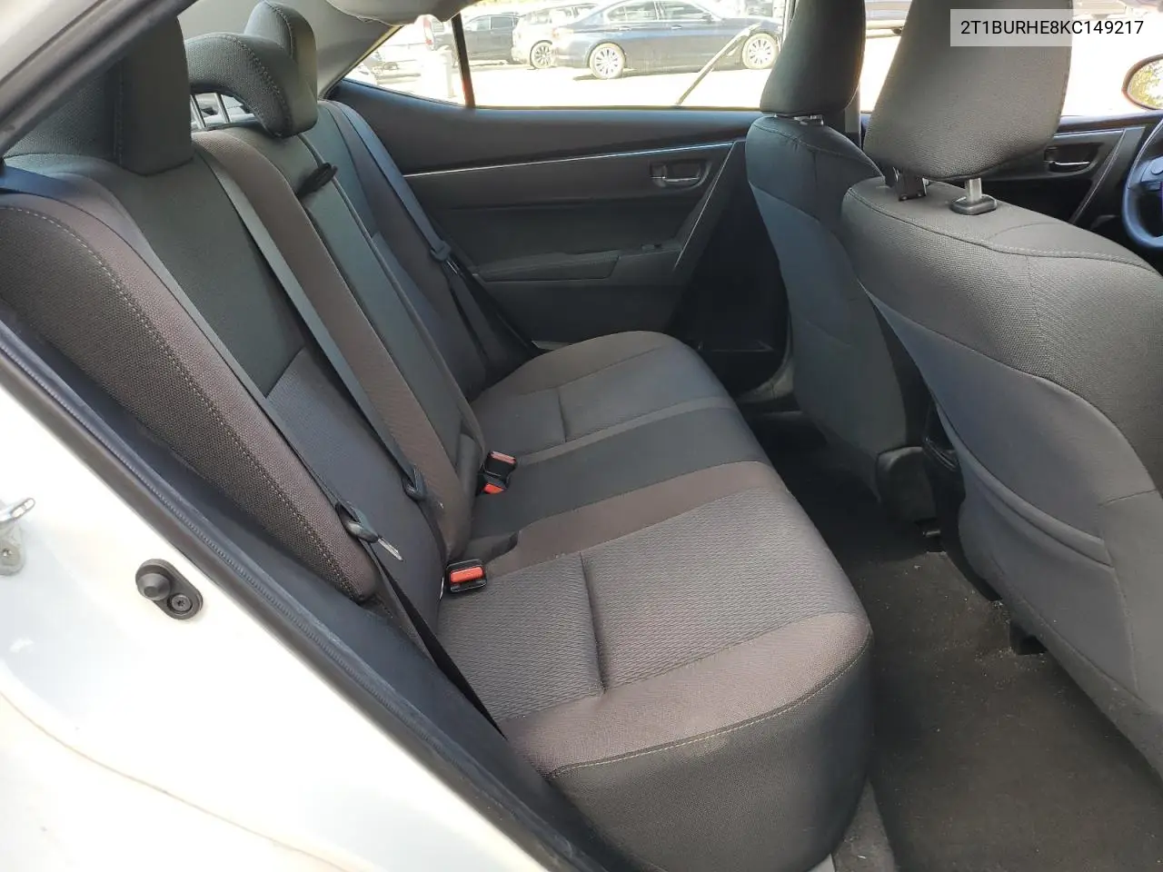 2T1BURHE8KC149217 2019 Toyota Corolla L