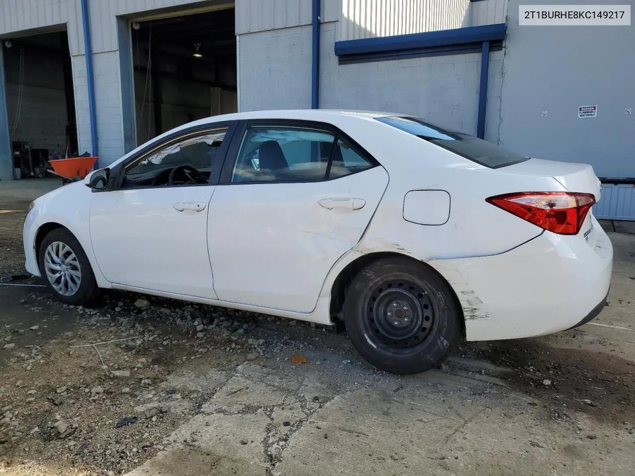 2T1BURHE8KC149217 2019 Toyota Corolla L