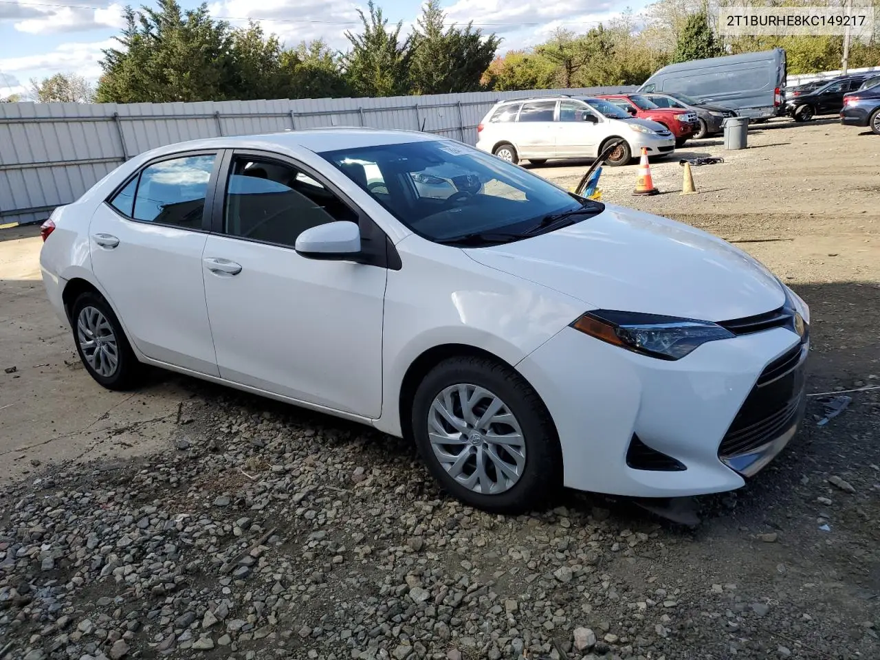 2T1BURHE8KC149217 2019 Toyota Corolla L