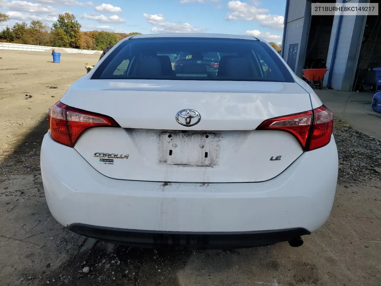2T1BURHE8KC149217 2019 Toyota Corolla L