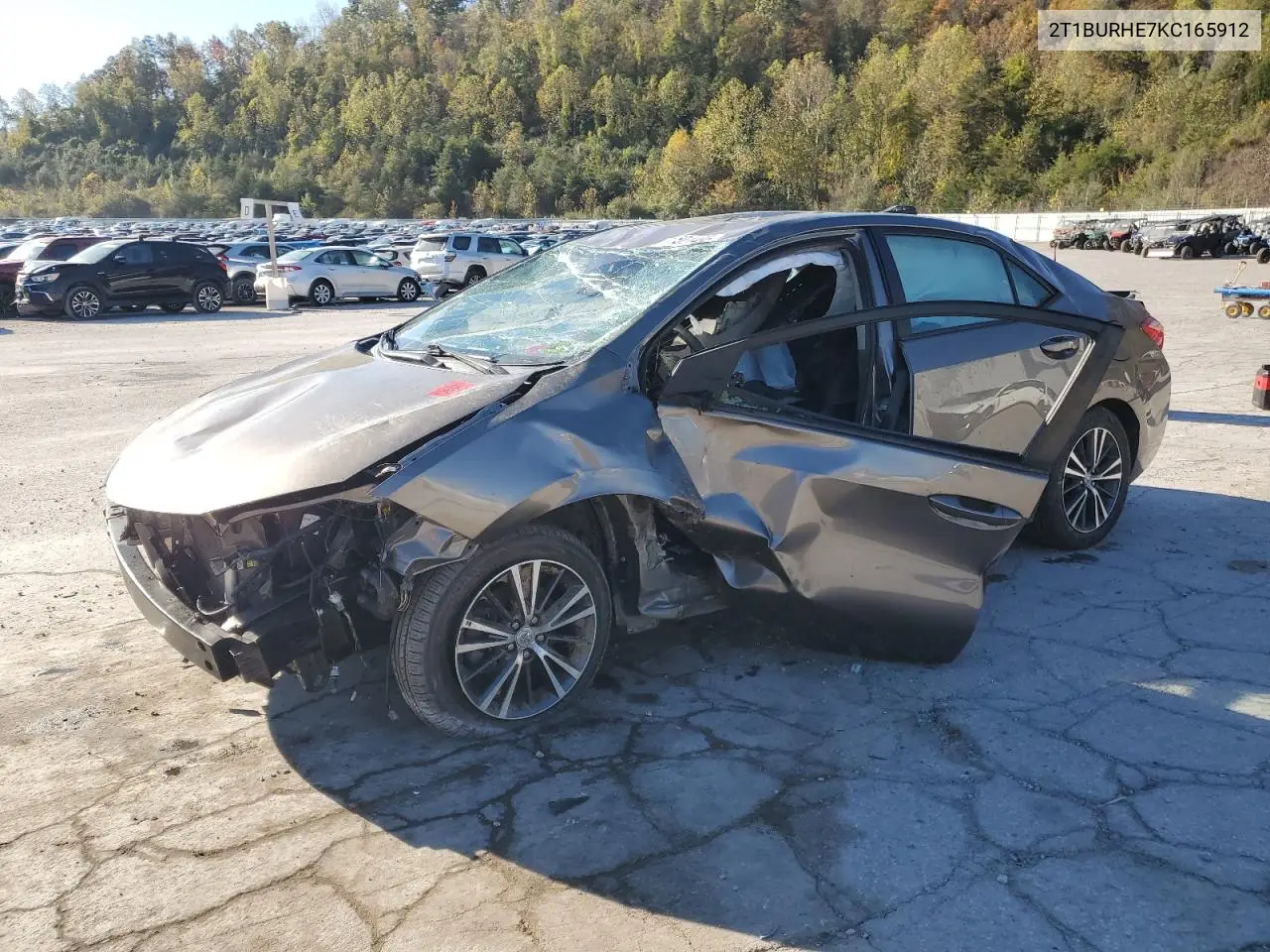 2T1BURHE7KC165912 2019 Toyota Corolla L