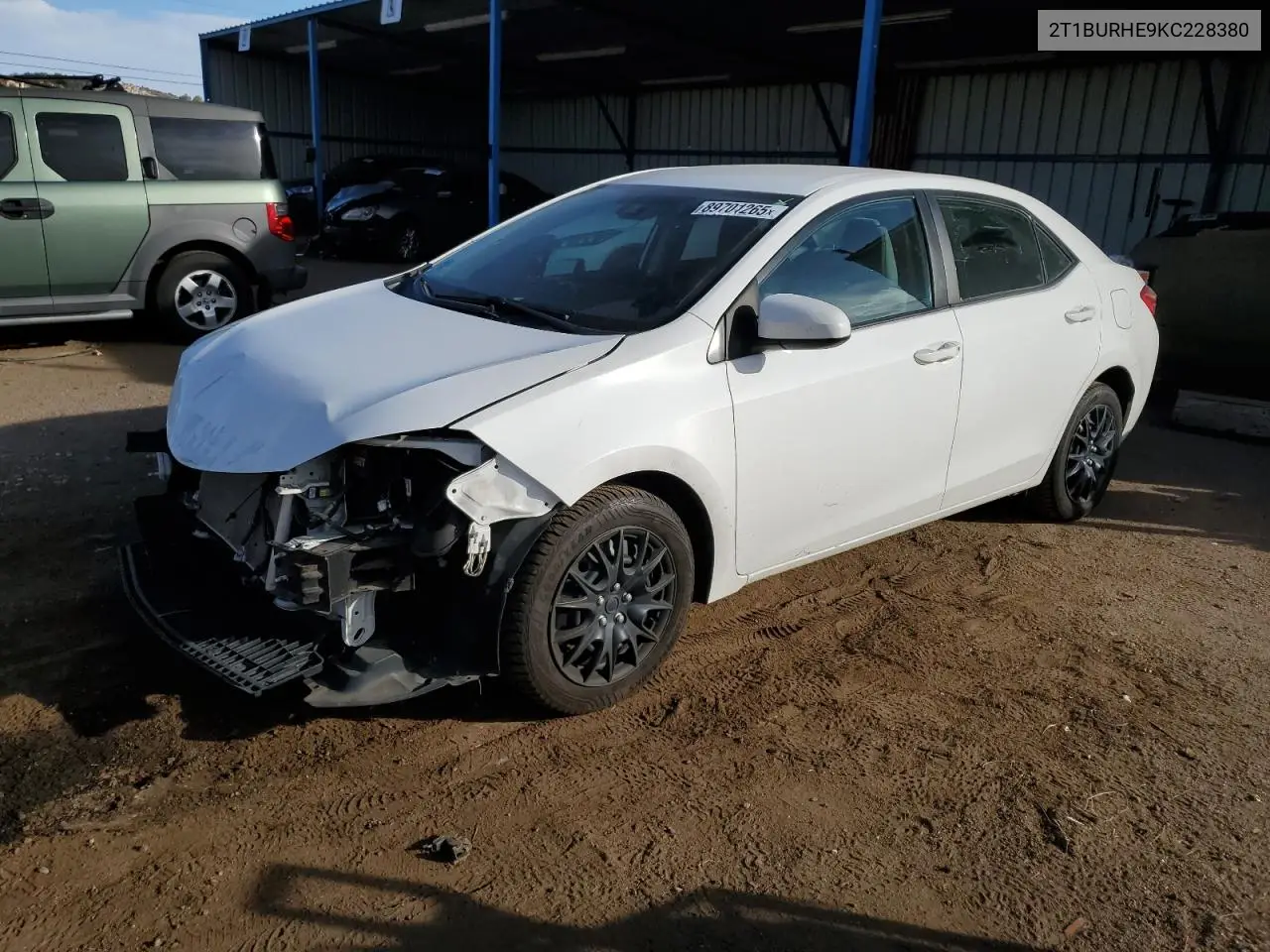 2T1BURHE9KC228380 2019 Toyota Corolla L