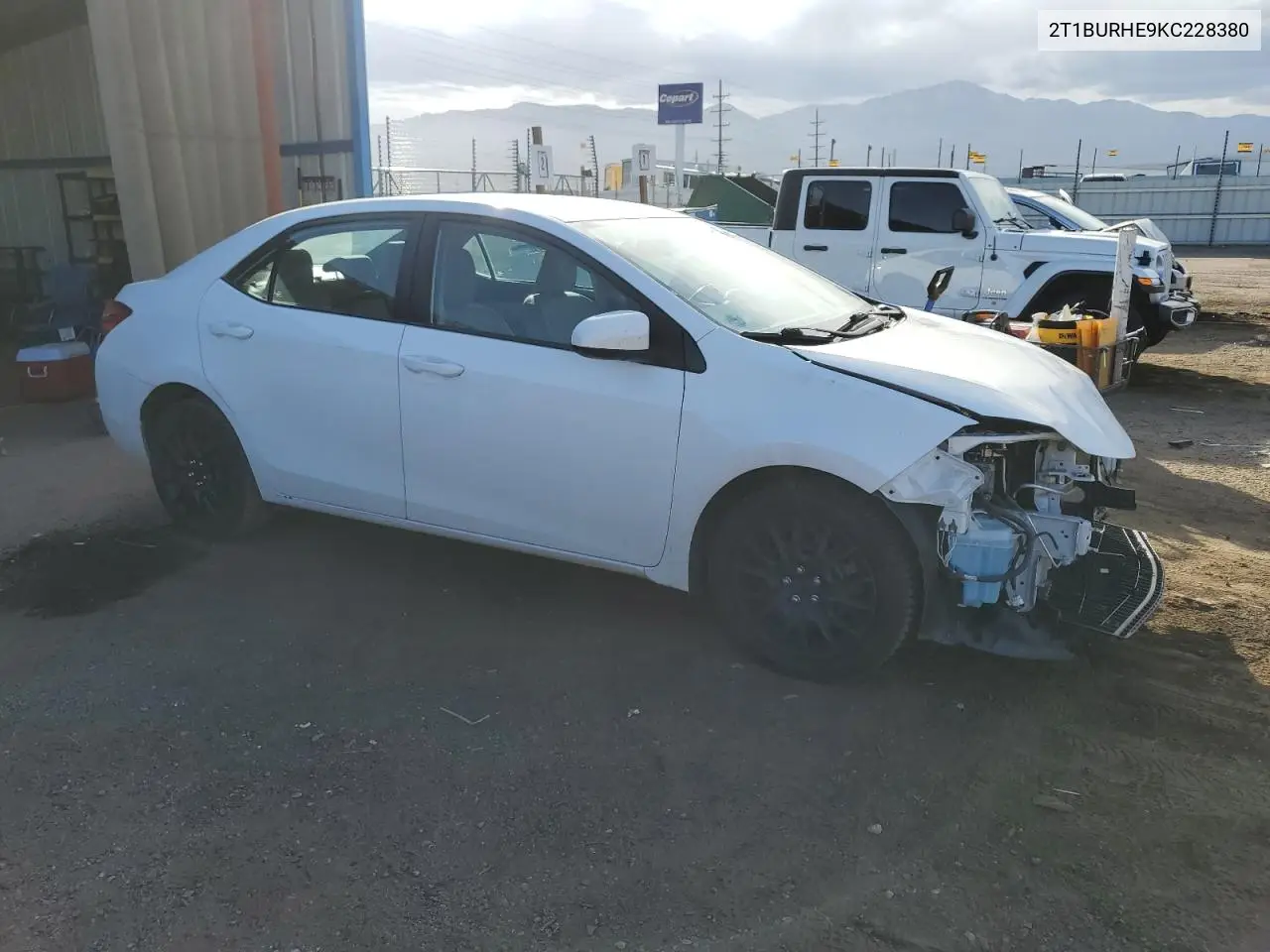 2T1BURHE9KC228380 2019 Toyota Corolla L