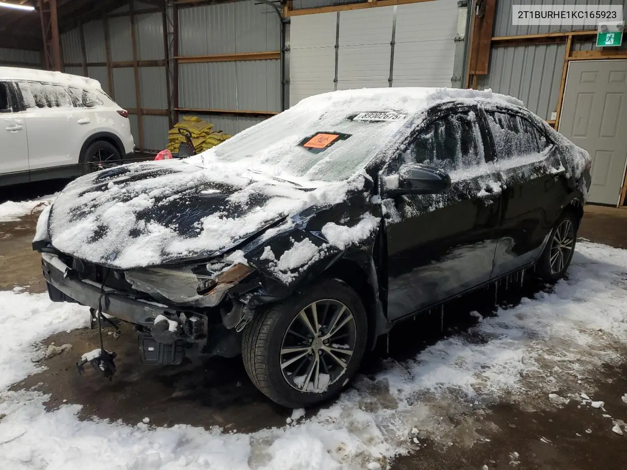 2T1BURHE1KC165923 2019 Toyota Corolla L