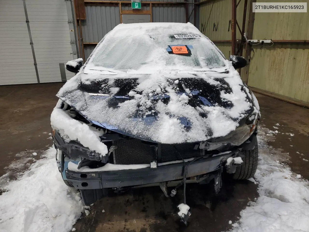 2T1BURHE1KC165923 2019 Toyota Corolla L
