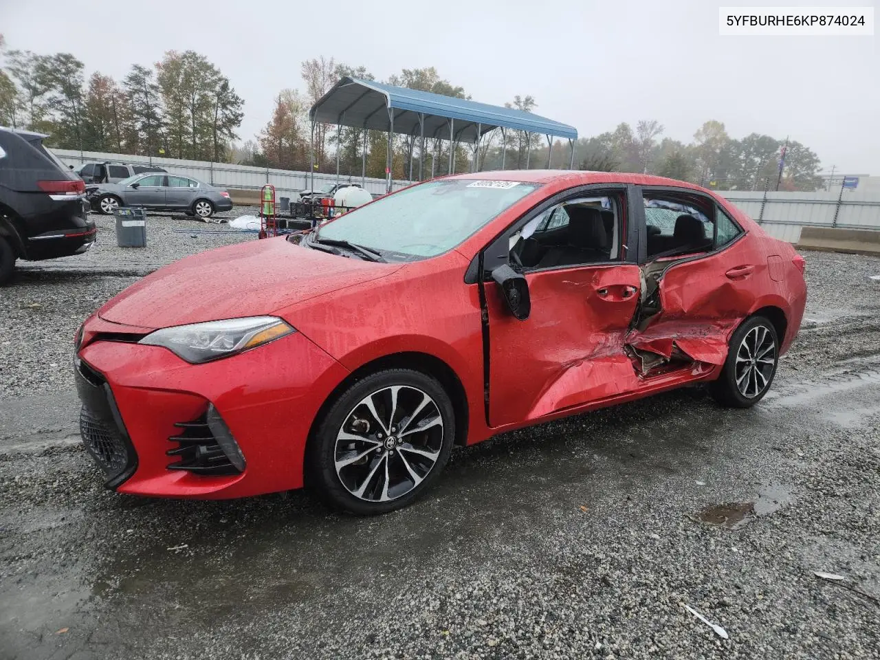 5YFBURHE6KP874024 2019 Toyota Corolla L