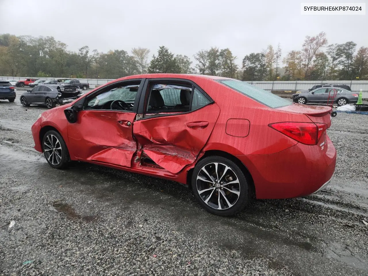 5YFBURHE6KP874024 2019 Toyota Corolla L