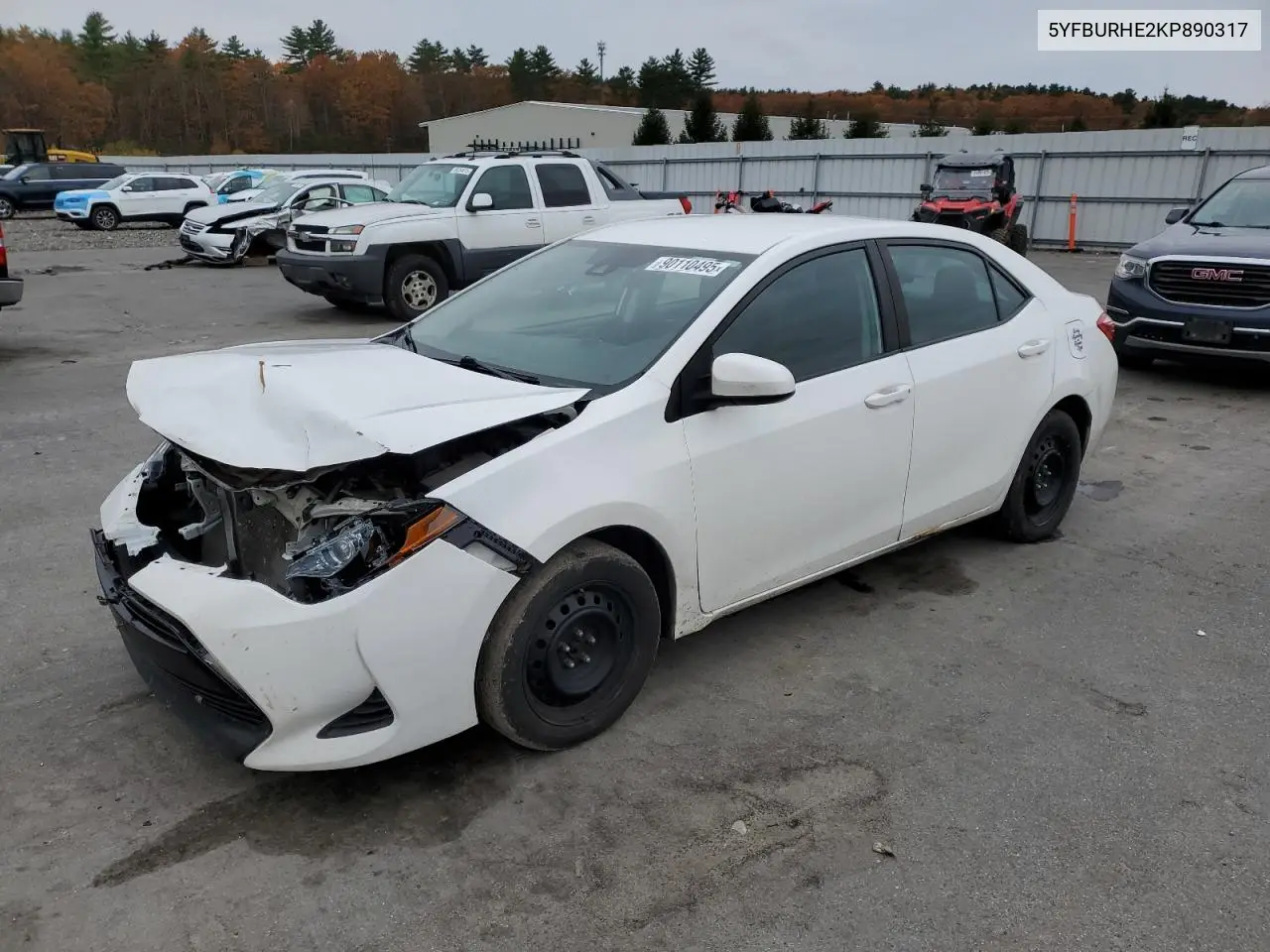 5YFBURHE2KP890317 2019 Toyota Corolla L