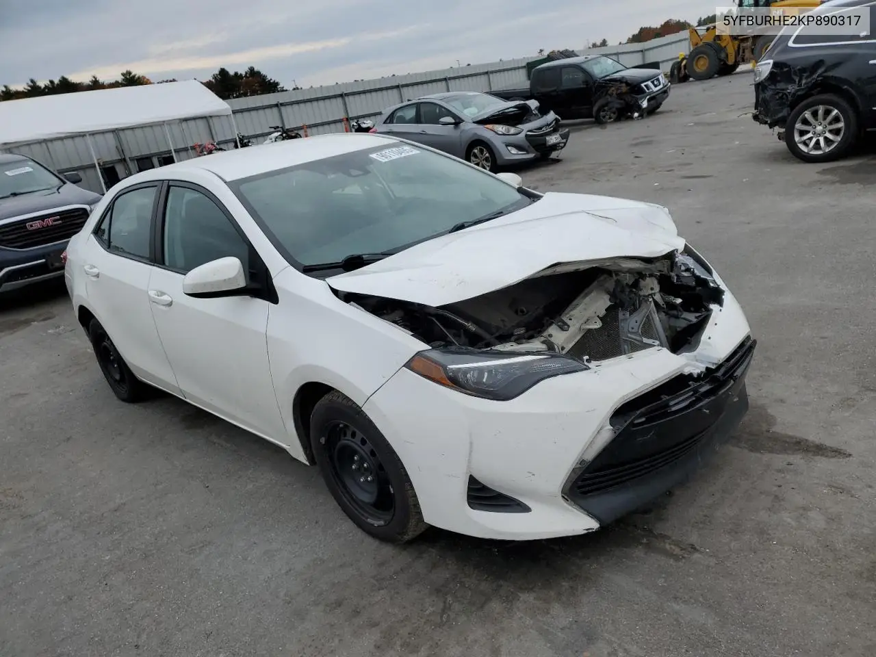 5YFBURHE2KP890317 2019 Toyota Corolla L