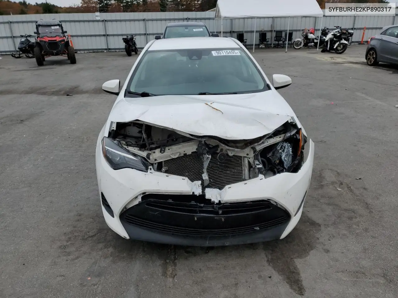 5YFBURHE2KP890317 2019 Toyota Corolla L