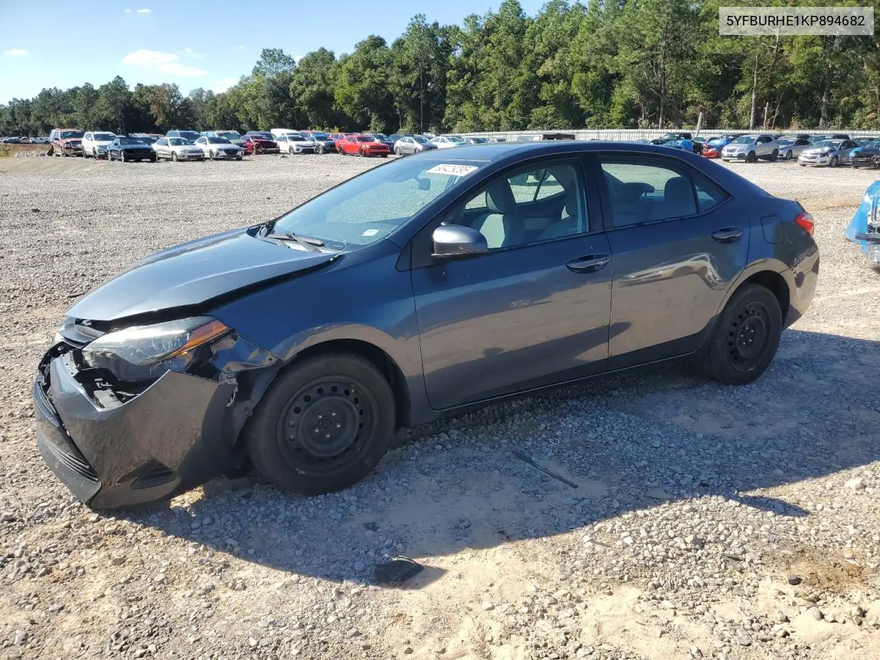 5YFBURHE1KP894682 2019 Toyota Corolla L