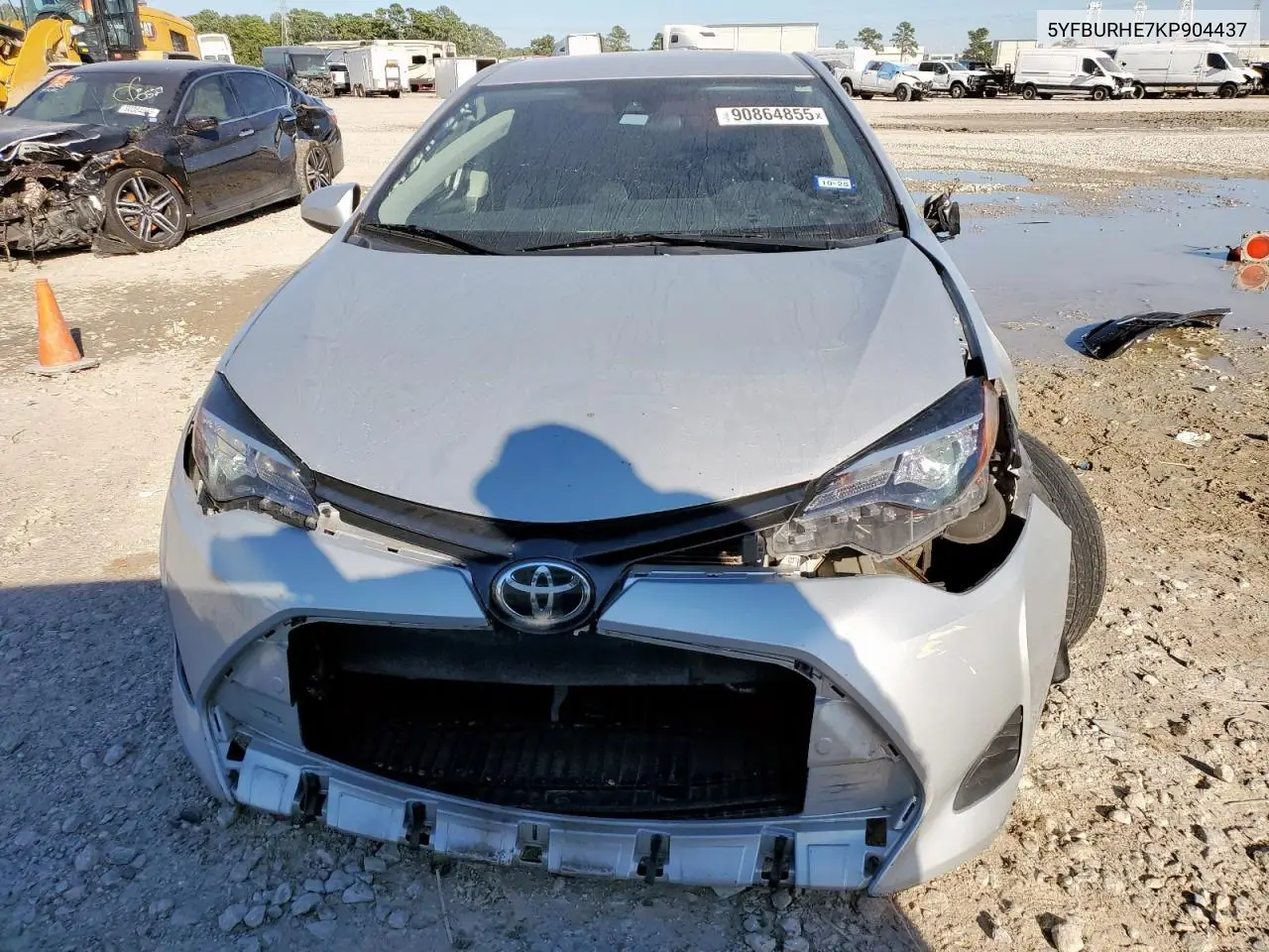 5YFBURHE7KP904437 2019 Toyota Corolla L