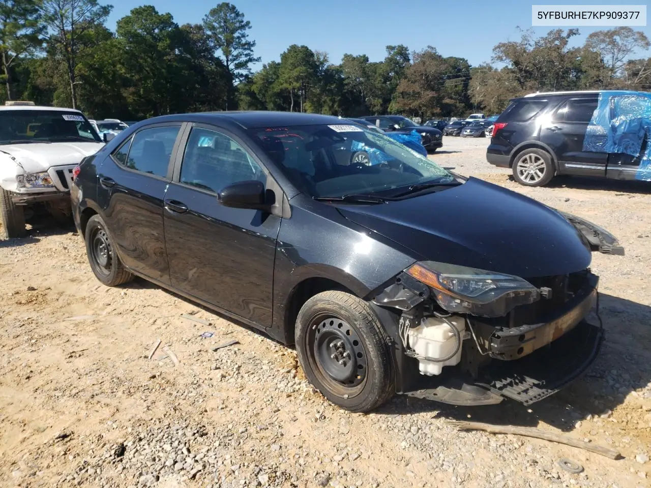 5YFBURHE7KP909377 2019 Toyota Corolla L
