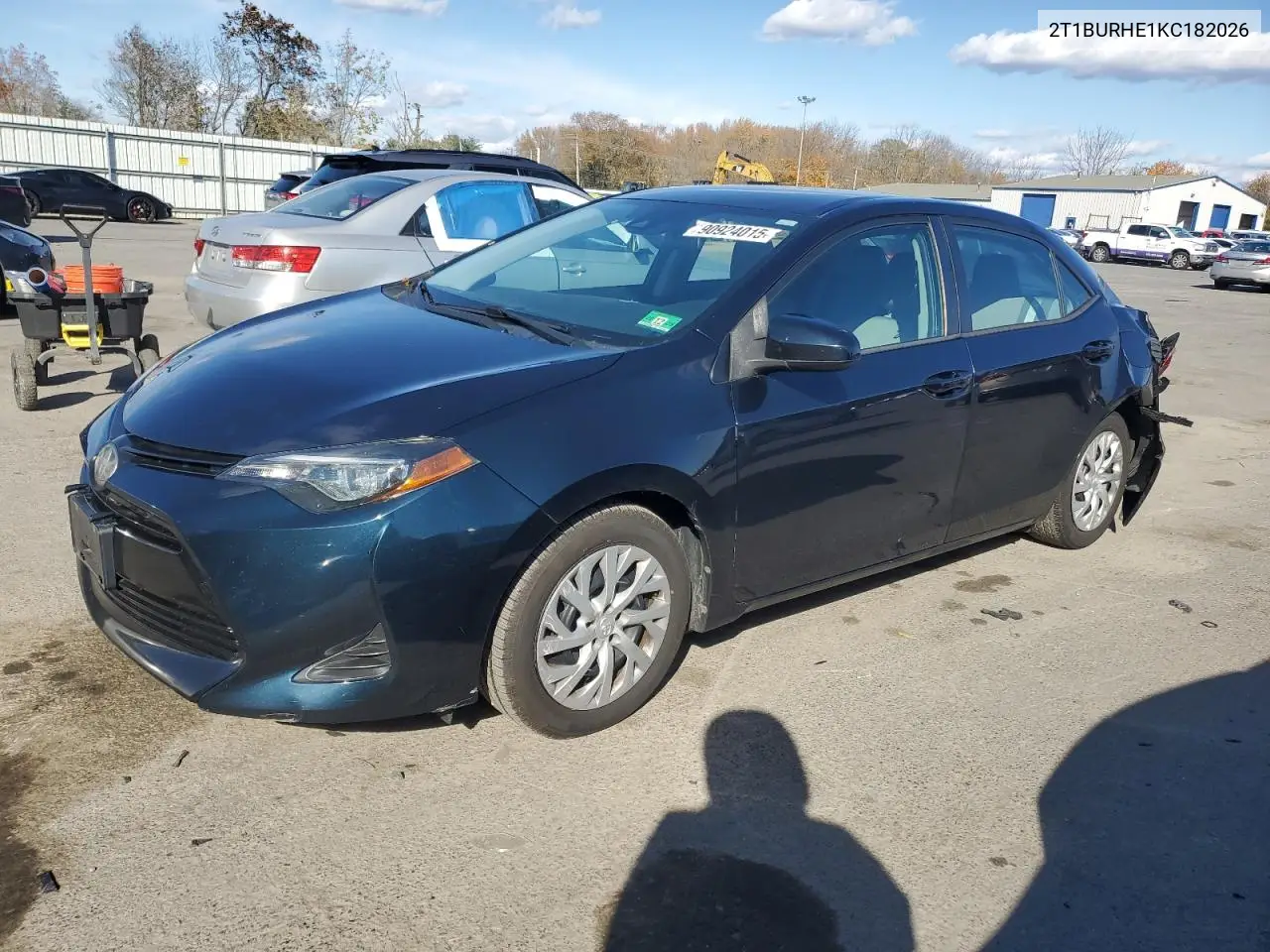 2T1BURHE1KC182026 2019 Toyota Corolla L