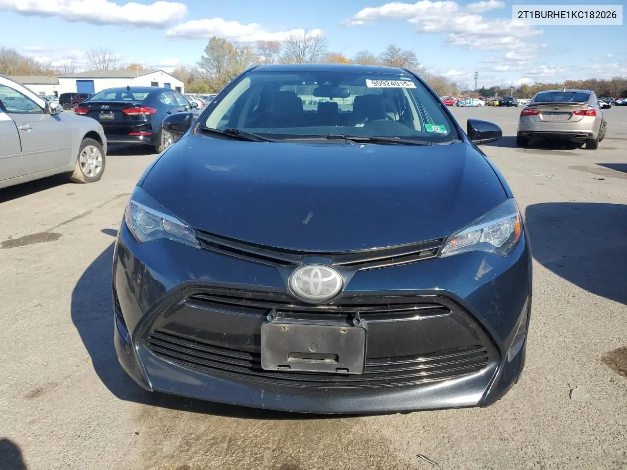 2T1BURHE1KC182026 2019 Toyota Corolla L