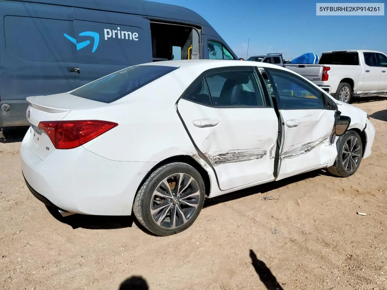 5YFBURHE2KP914261 2019 Toyota Corolla L