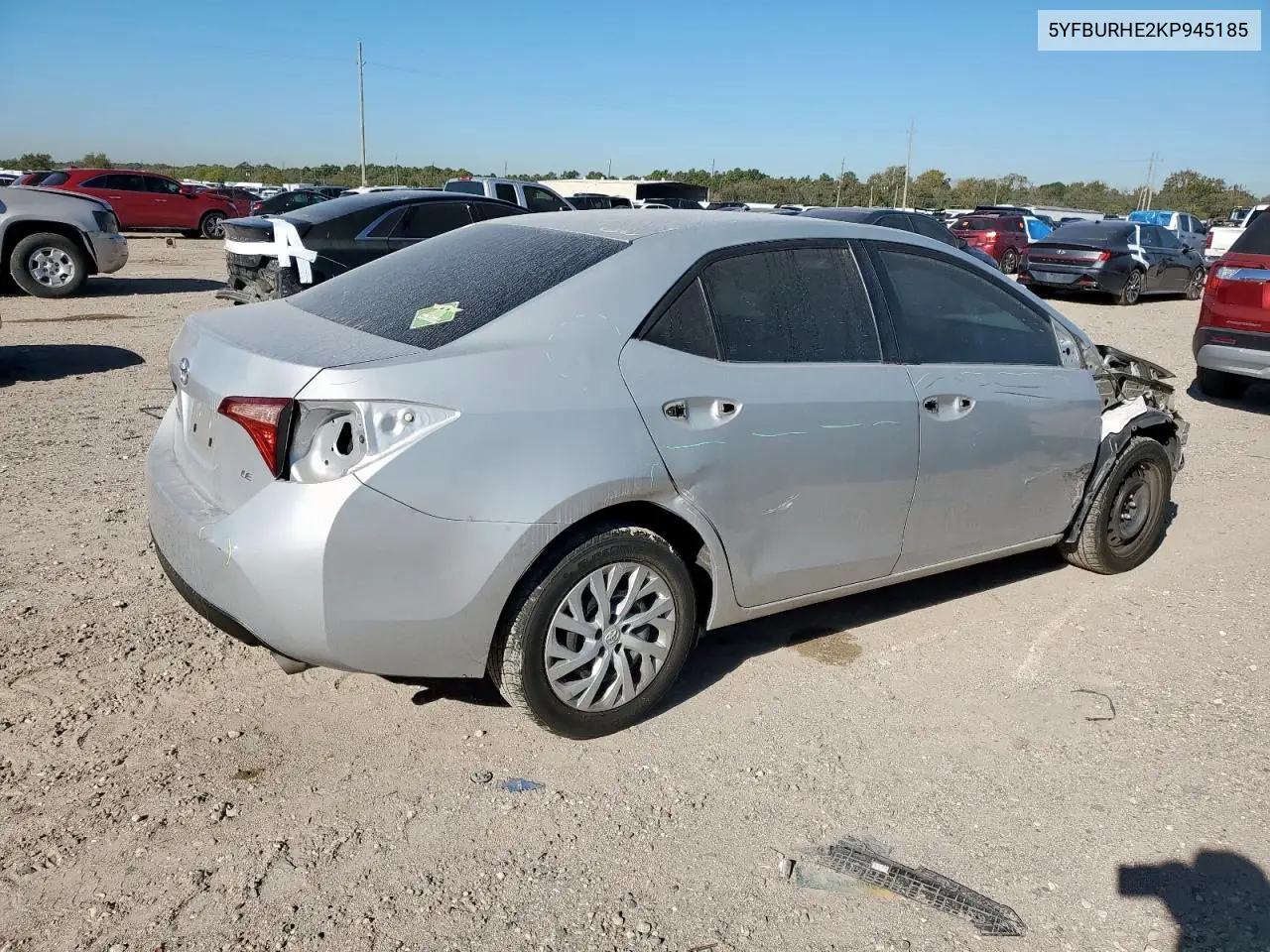 5YFBURHE2KP945185 2019 Toyota Corolla L