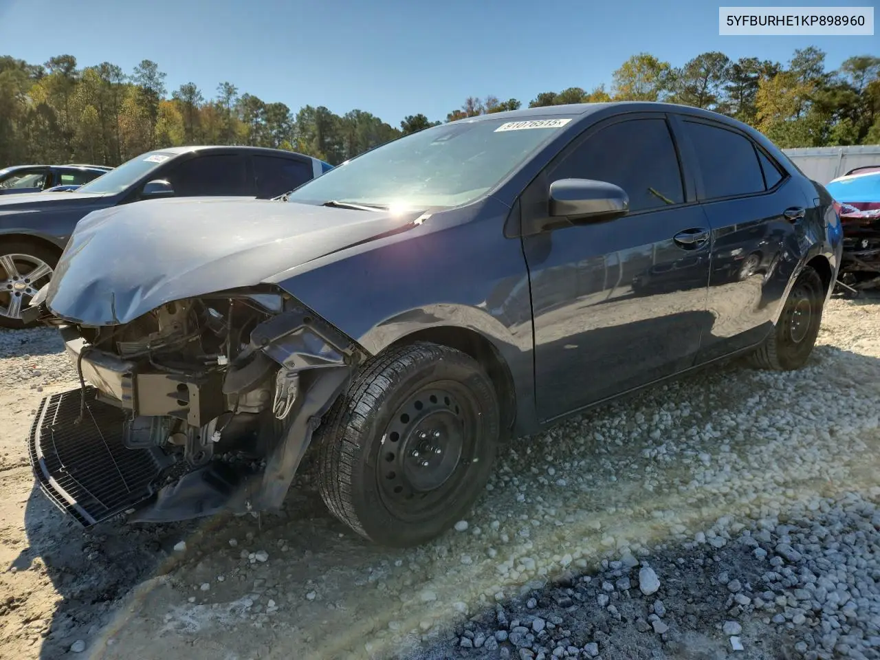 5YFBURHE1KP898960 2019 Toyota Corolla L