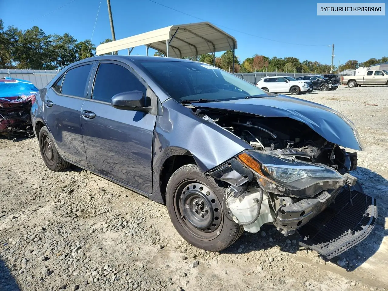 5YFBURHE1KP898960 2019 Toyota Corolla L