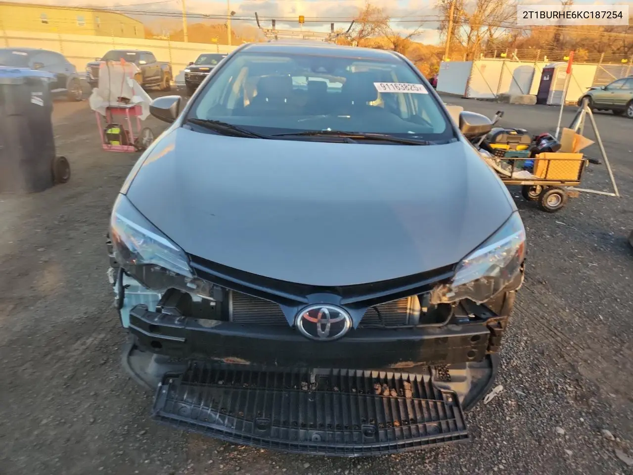 2T1BURHE6KC187254 2019 Toyota Corolla L