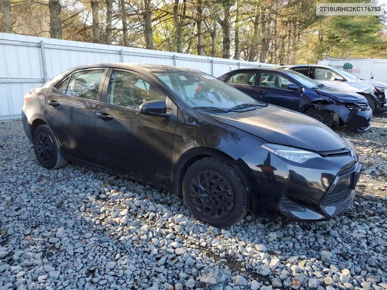 2T1BURHE2KC176753 2019 Toyota Corolla L